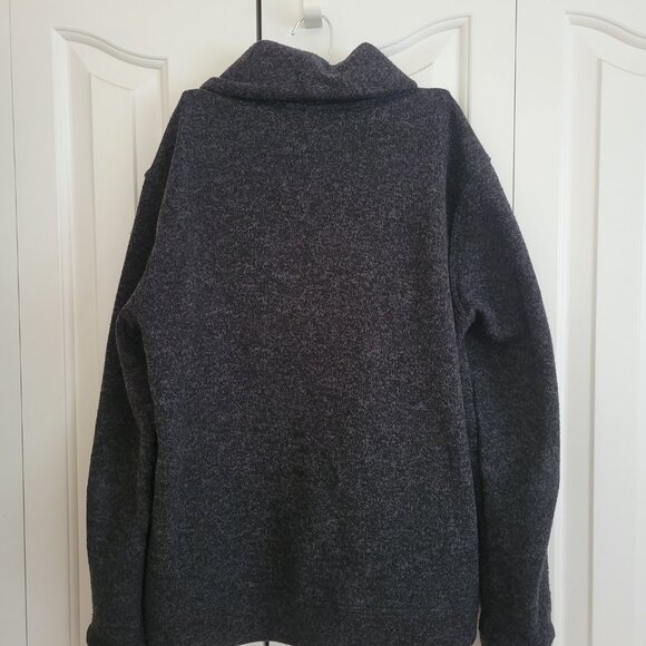 Men's Old Navy Shawl-Collar Button-Front Cardigan Sweater Charcoal (SIZE: Small) - Picture 5 of 6